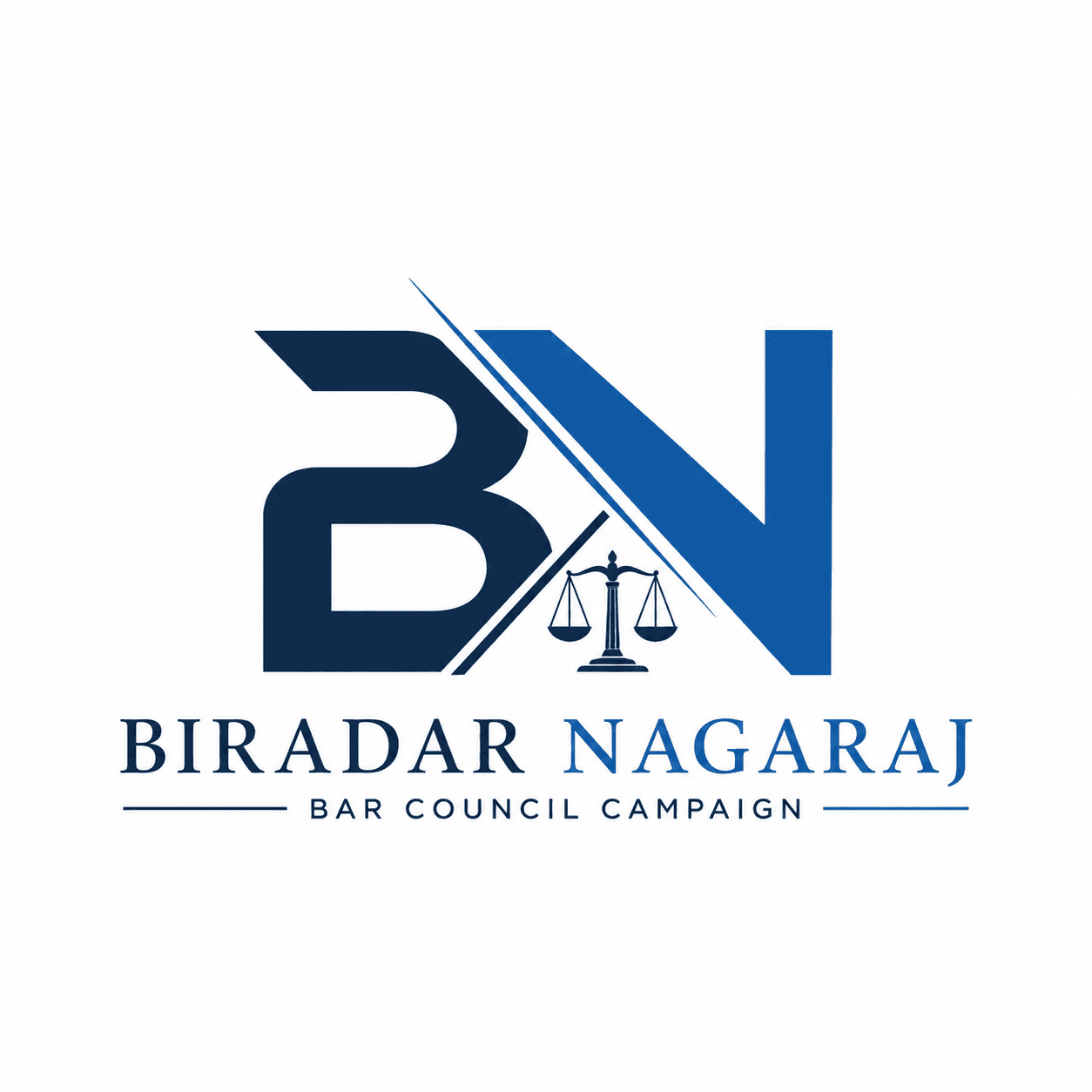 Biradar Nagaraj Bar Council Campaign logo